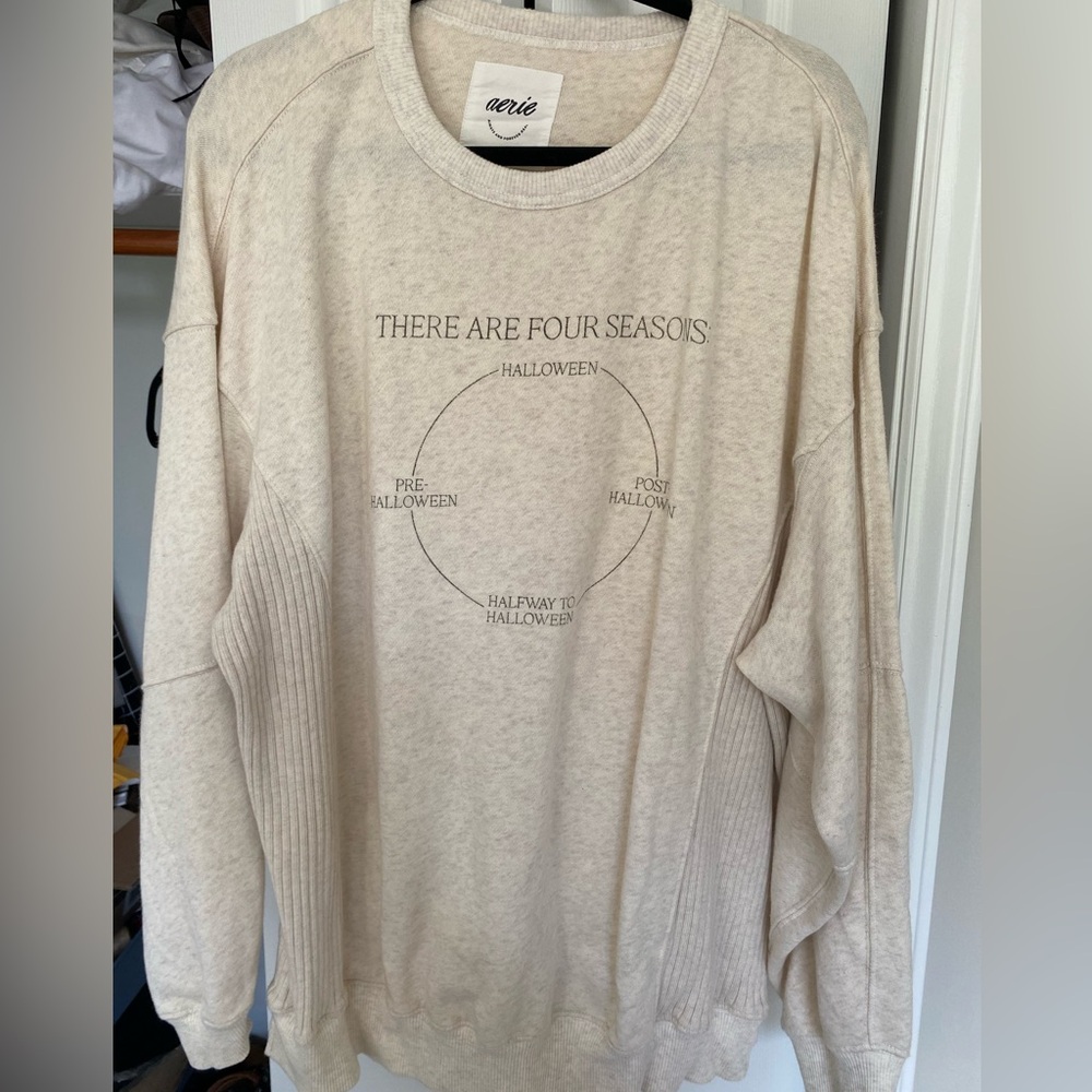 NWT Aerie Halloween Oversized Sweater - Picture 3 of 5